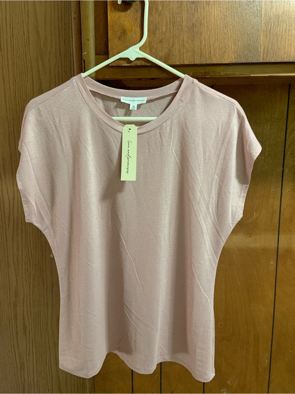 Pink shimmer tunic